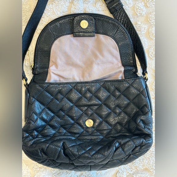 MARC BY MARC JACOBS Natasha Quilted Crossbody in Black Leather - Picture 7 of 10